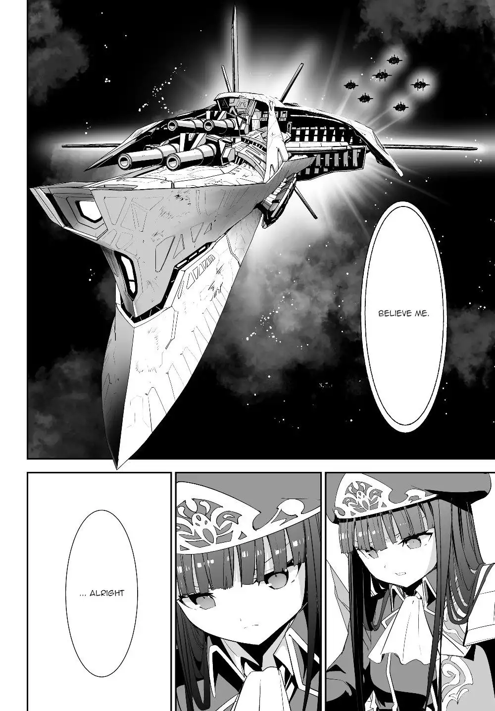 Unparalleled Path ~ Reincarnated as the AI for a Space Battleship ~ Chapter 3 8